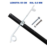 Offset Double Pigtail Multi Post Insulator Electric Fence 10 X 250mm